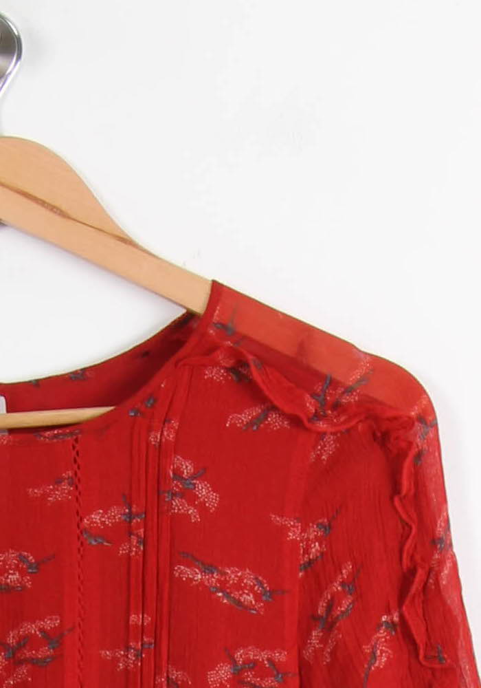 Robe Courte Rouge - Taille M/38 de la marque Sessùn | PARAD44746 - Vendu par Paradigme - Image 3
