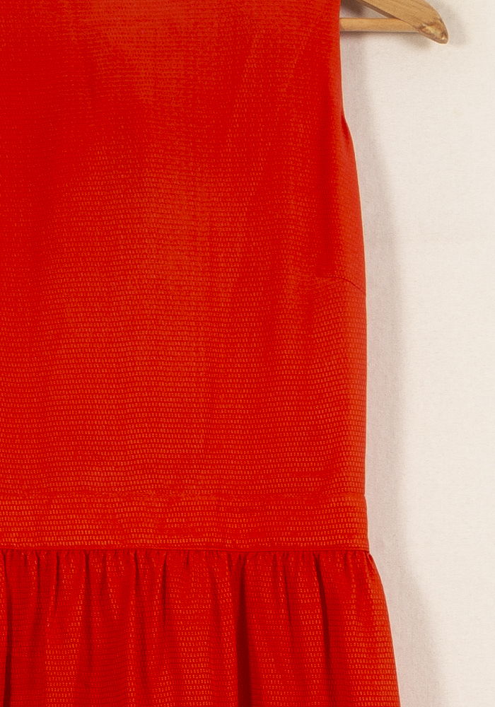 Robe Évasée Rouge - Taille M/38 de la marque Sessùn | PARAD45949 - Vendu par Paradigme - Image 3
