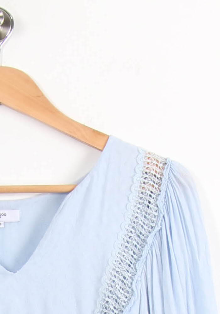 Blouse Bleue - Taille L/40 de la marque Suncoo | PARAD64321 - Vendu par Paradigme - Image 3