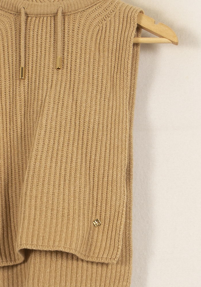 Col Capuche Beige - Taille T.U. de la marque Sandro | PARAD38017 - Vendu par Paradigme - Image 3