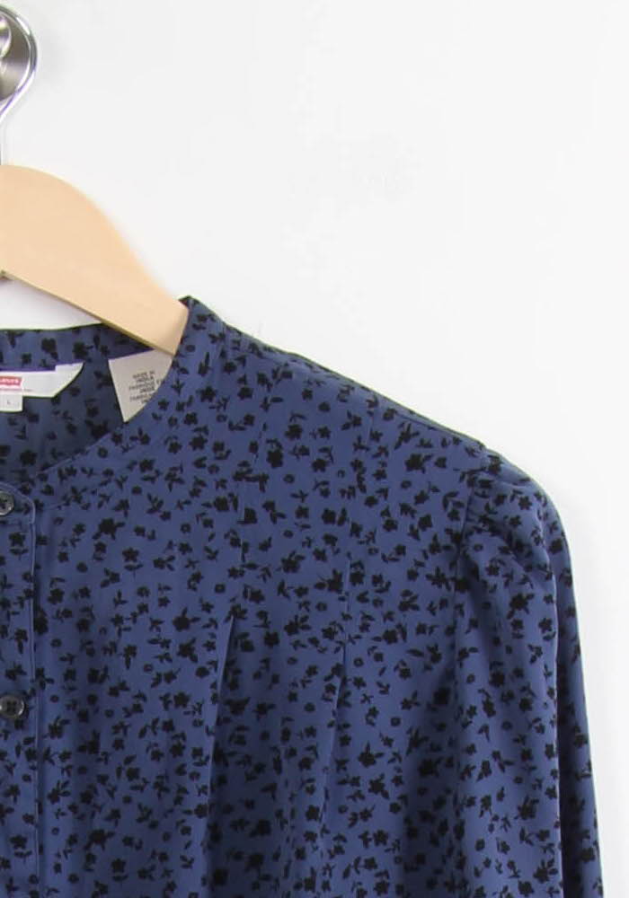 Blouse Bleue - Taille L/40 de la marque Levi's | PARAD44947 - Vendu par Paradigme - Image 3