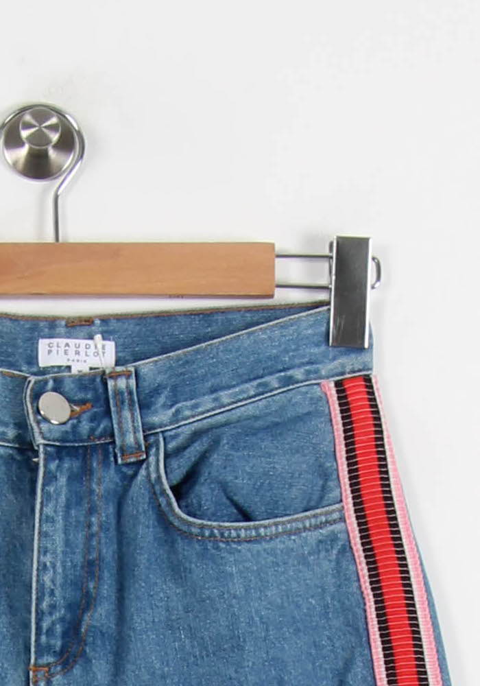 Jean Bleu et Rouge - Taille S/36 de la marque Claudie Pierlot | PARAD63378 - Vendu par Paradigme - Image 3