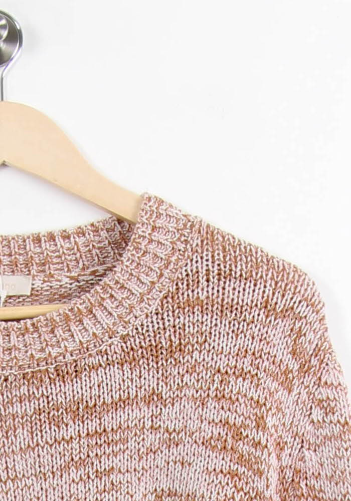 Pull Marron et Blanc - Taille L/40 de la marque Vanessa Bruno | PARAD65336 - Vendu par Paradigme - Image 3