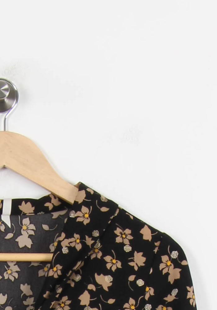Blouse Noire et Marron - Taille XS/34 de la marque I.Code | PARAD67886 - Vendu par Paradigme - Image 3