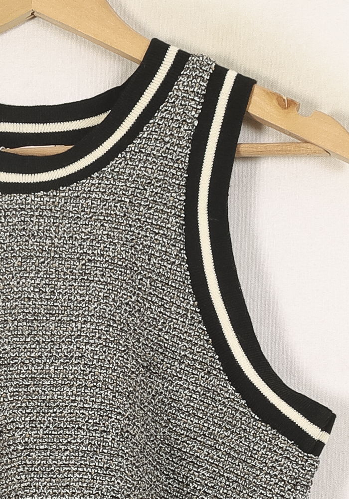 Débardeur Noir et Blanc - Taille XS/34 de la marque Imprevu | PARAD67591 - Vendu par Paradigme - Image 3