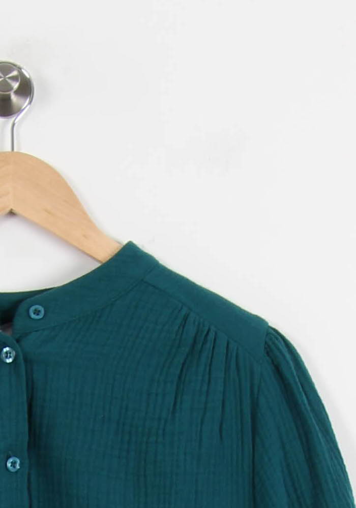 Blouse Verte - Taille XL/42 de la marque La Fée Maraboutée | PARAD67155 - Vendu par Paradigme - Image 3