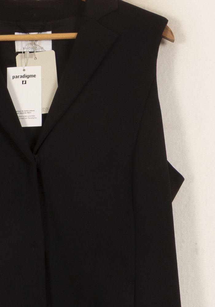 Veste Sans Manches Noire - Taille XL/42 de la marque Marina Rinaldi | PARAD64949 - Vendu par Paradigme - Image 3