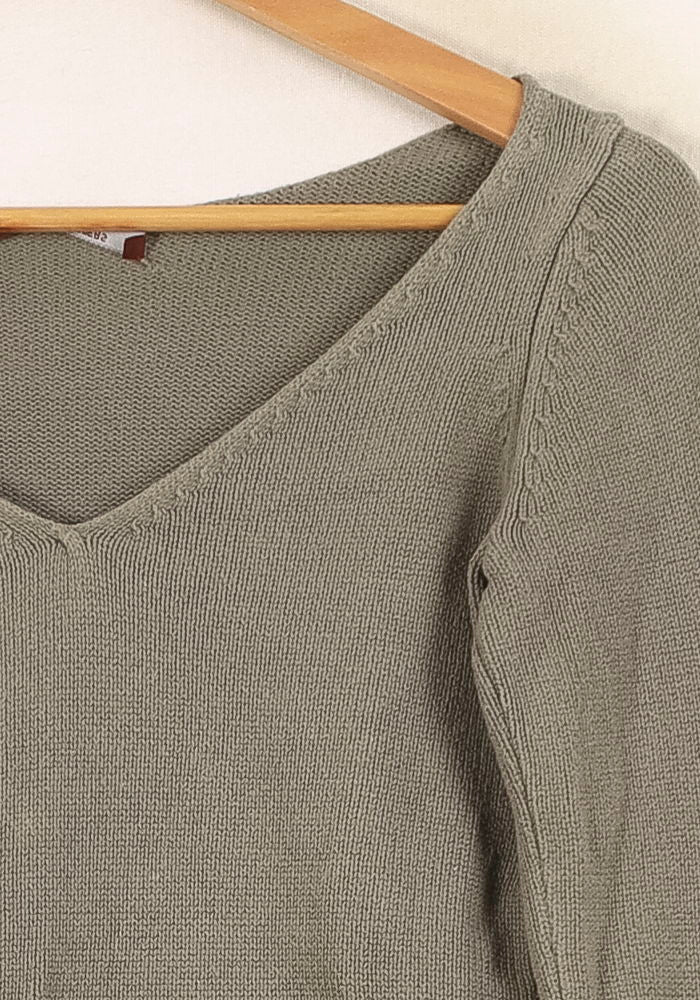 Pull Vert - Taille S/36 de la marque Comptoir des Cotonniers | PARAD69303 - Vendu par Paradigme - Image 3