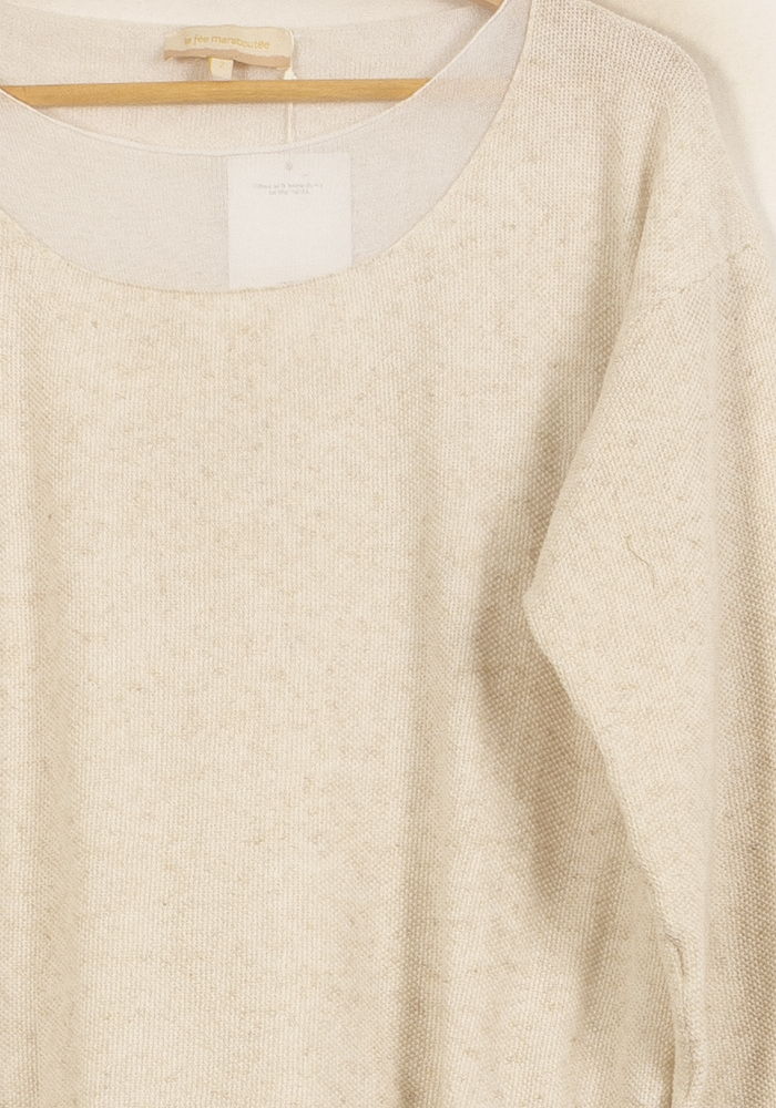 Pull Beige - Taille M/38 de la marque La Fée Maraboutée | PARAD62326 - Vendu par Paradigme - Image 3