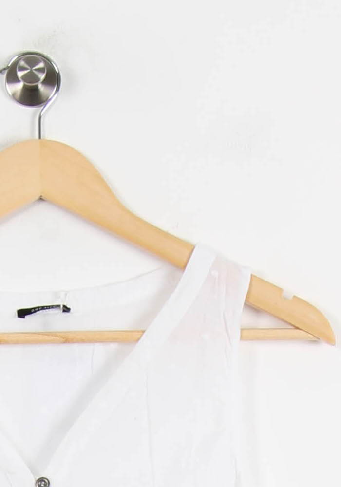 Débardeur Blanc - Taille M/38 de la marque One Step | PARAD67113 - Vendu par Paradigme - Image 3