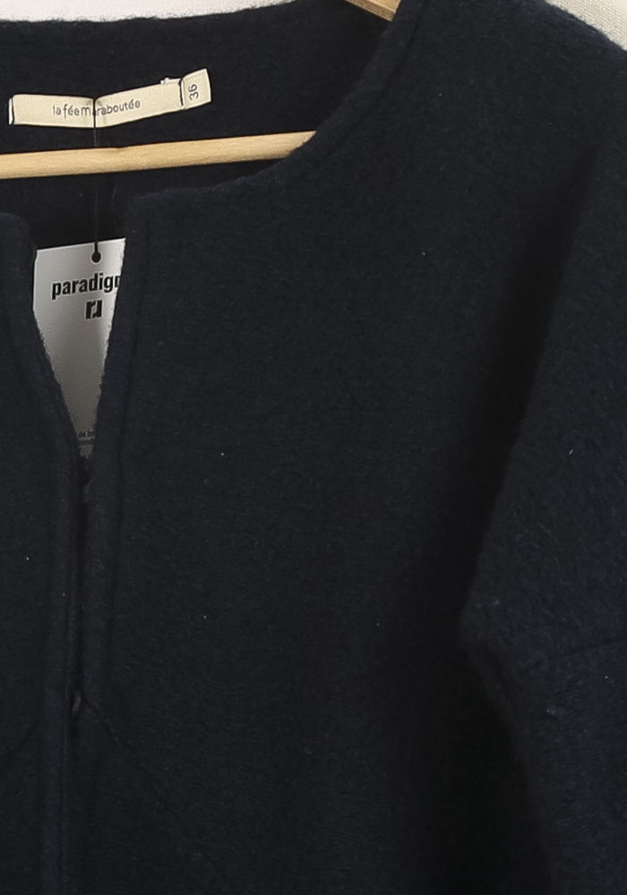 Manteau Bleu - Taille S/36 de la marque La Fée Maraboutée | PARAD67808 - Vendu par Paradigme - Image 3