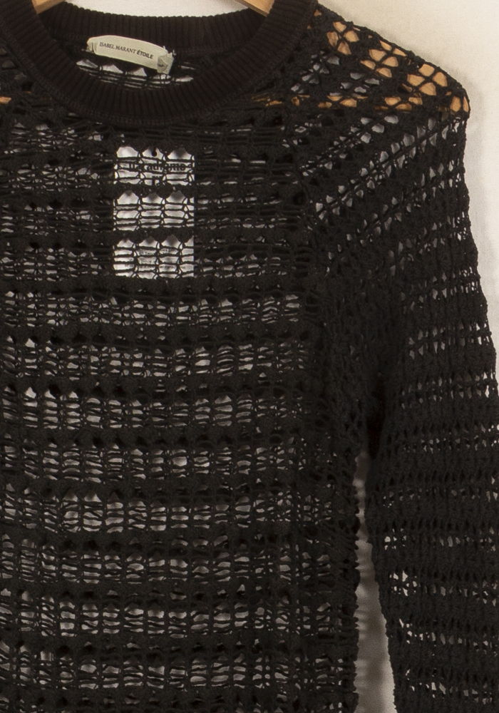 Pull Noir et Beige - Taille XL/42 de la marque Isabel Marant étoile | PARAD45080 - Vendu par Paradigme - Image 3