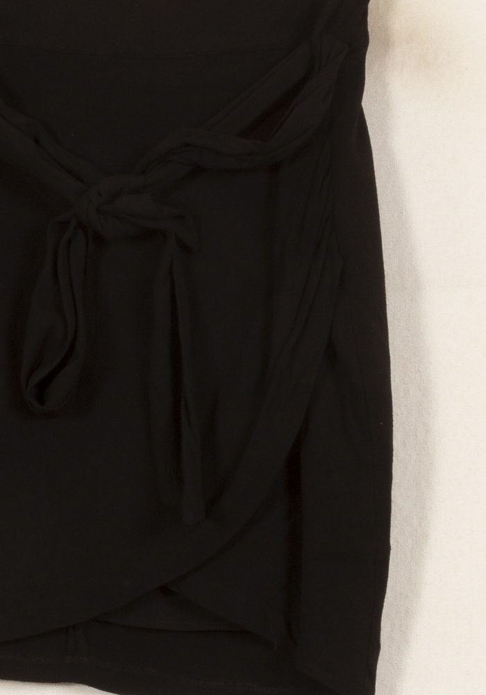 Jupe Portefeuille Noire - Taille M/38 de la marque IKKS | PARAD63917 - Vendu par Paradigme - Image 3