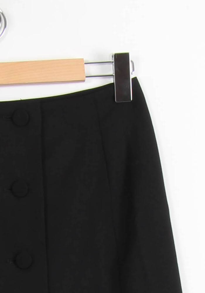 Jupe Courte Noire - Taille S/36 de la marque Tara Jarmon | PARAD39571 - Vendu par Paradigme - Image 3