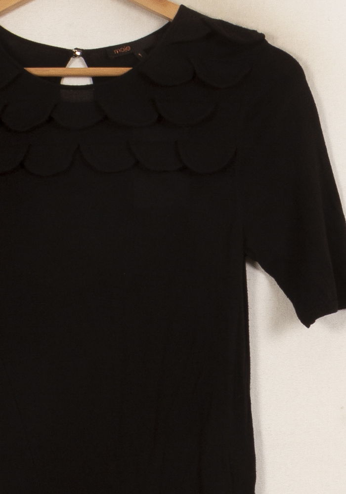 Robe Courte Noire - Taille S/36 de la marque Maje | PARAD45876 - Vendu par Paradigme - Image 3