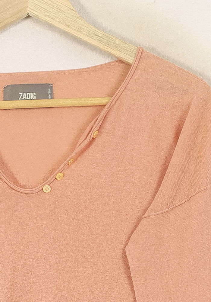 Pull Rose - Taille M/38 de la marque Zadig&Voltaire | PARAD51878 - Vendu par Paradigme - Image 3