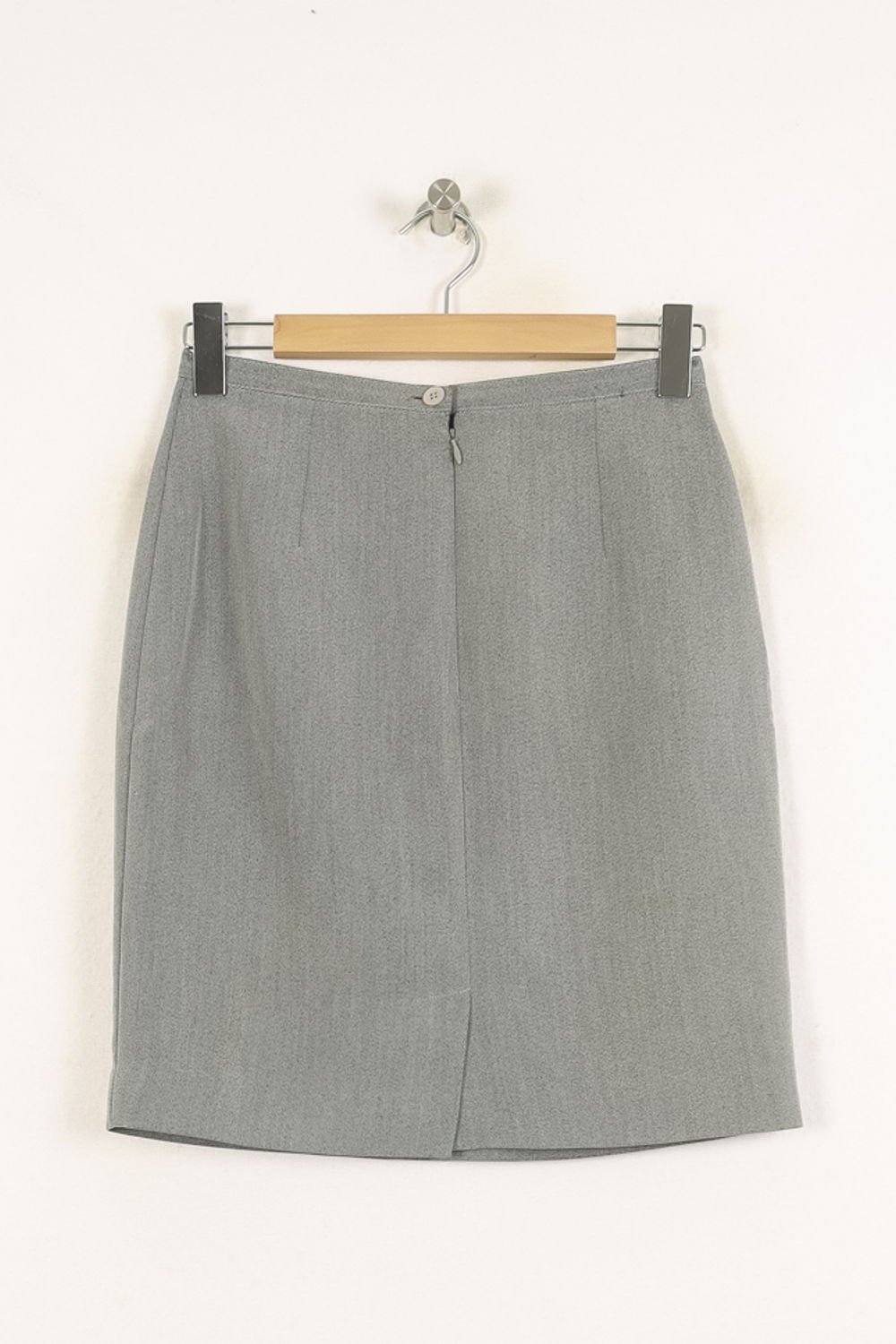 Jupe Droite Grise - Taille M/38 de la marque Maison 123 | PARAD37358 - Vendu par Paradigme - Image 4
