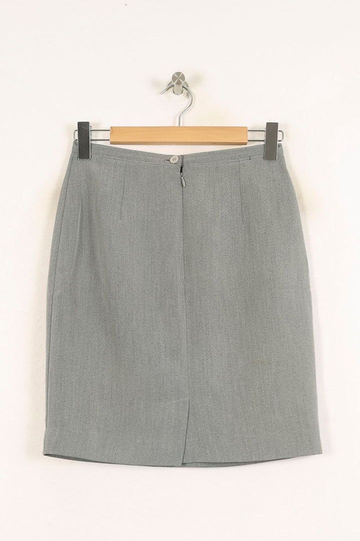 Jupe Droite Grise - Taille M/38 de la marque Maison 123 | PARAD37358 - Vendu par Paradigme - Image 4