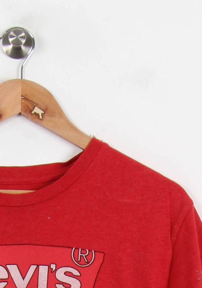 Tee-shirt Rouge - Taille XL/42 de la marque Levi's | PARAD54005 - Vendu par Paradigme - Image 3