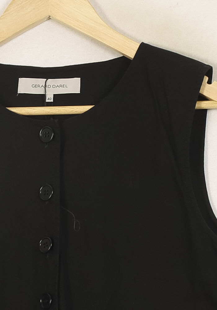 Robe Sans Manches Noire - Taille L/40 de la marque Gerard Darel | PARAD52222 - Vendu par Paradigme - Image 3