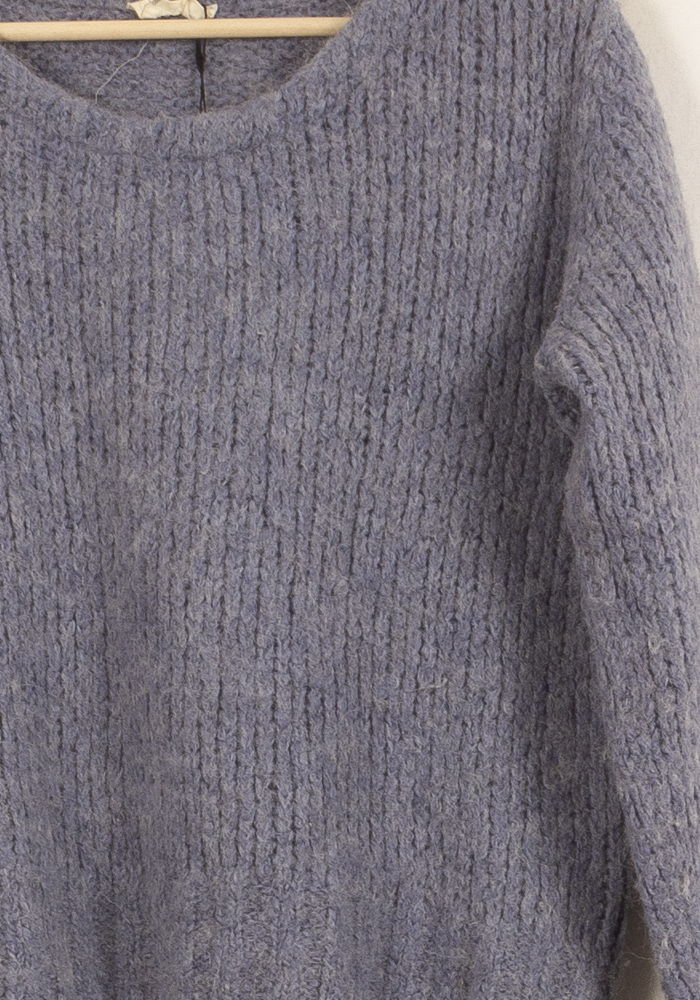Pull Bleu - Taille S/36 de la marque American Vintage | PARAD45936 - Vendu par Paradigme - Image 3