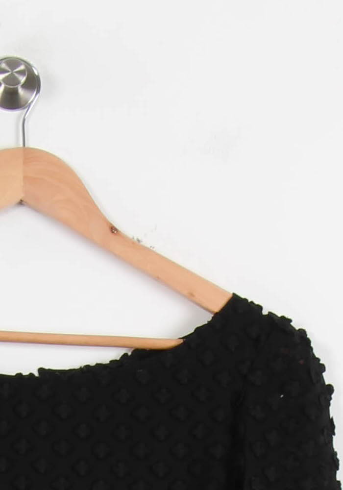 Robe Droite Noire - Taille L/40 de la marque Claudie Pierlot | PARAD67085 - Vendu par Paradigme - Image 3
