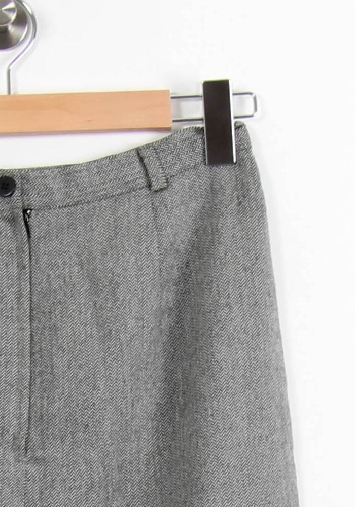 Jupe Droite Grise - Taille XL/42 de la marque Gerard Darel | PARAD64254 - Vendu par Paradigme - Image 3