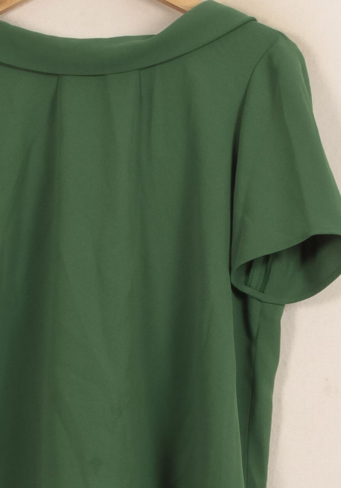Blouse Verte - Taille L/40 de la marque Tara Jarmon | PARAD44760 - Vendu par Paradigme - Image 3