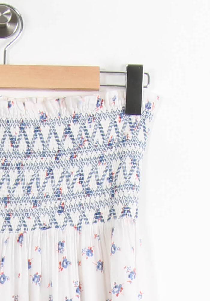Robe Longue Blanche et Bleue - Taille S/36 de la marque Vanessa Bruno | PARAD38265 - Vendu par Paradigme - Image 3