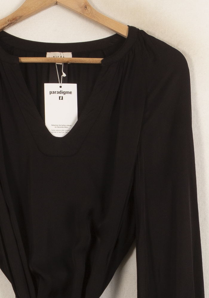 Robe Portefeuille Noire - Taille M/38 de la marque Diega | PARAD63937 - Vendu par Paradigme - Image 3