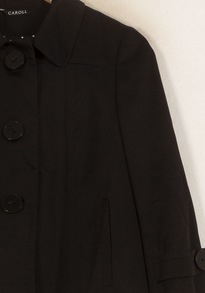 Veste Noire - Taille S/36 de la marque Caroll | PARAD39527 - Vendu par Paradigme - Image 3