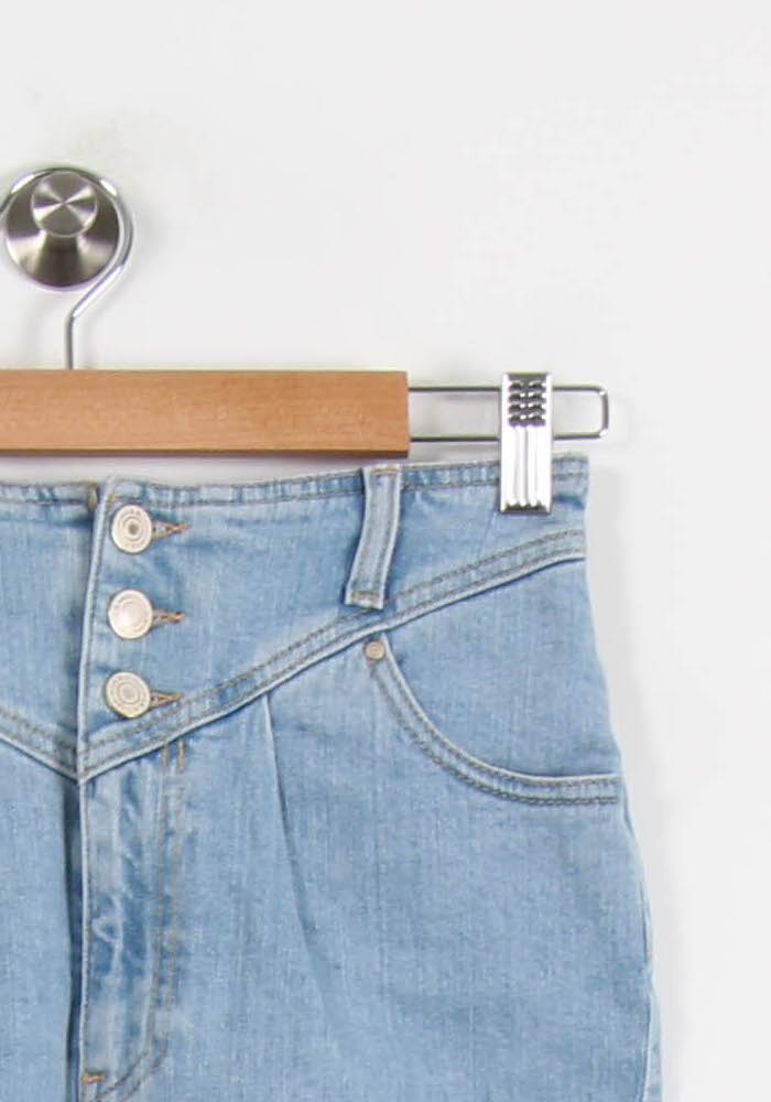 Jupe en Jean Bleue - Taille S/36 de la marque IKKS | PARAD63436 - Vendu par Paradigme - Image 3