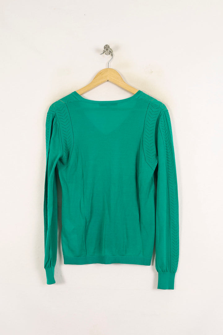 Pull Vert - Taille M/38 de la marque La Fée Maraboutée | PARAD71652 - Vendu par Paradigme - Image 4