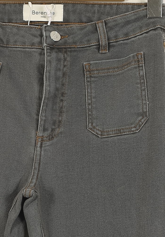 Jean Évasé Gris - Taille S/36 de la marque Bérénice | PARAD67586 - Vendu par Paradigme - Image 3