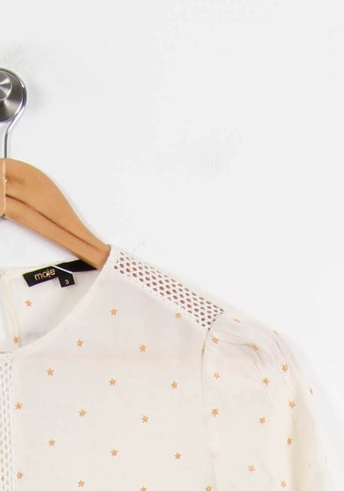 Blouse Blanche - Taille L/40 de la marque Maje | PARAD62343 - Vendu par Paradigme - Image 3