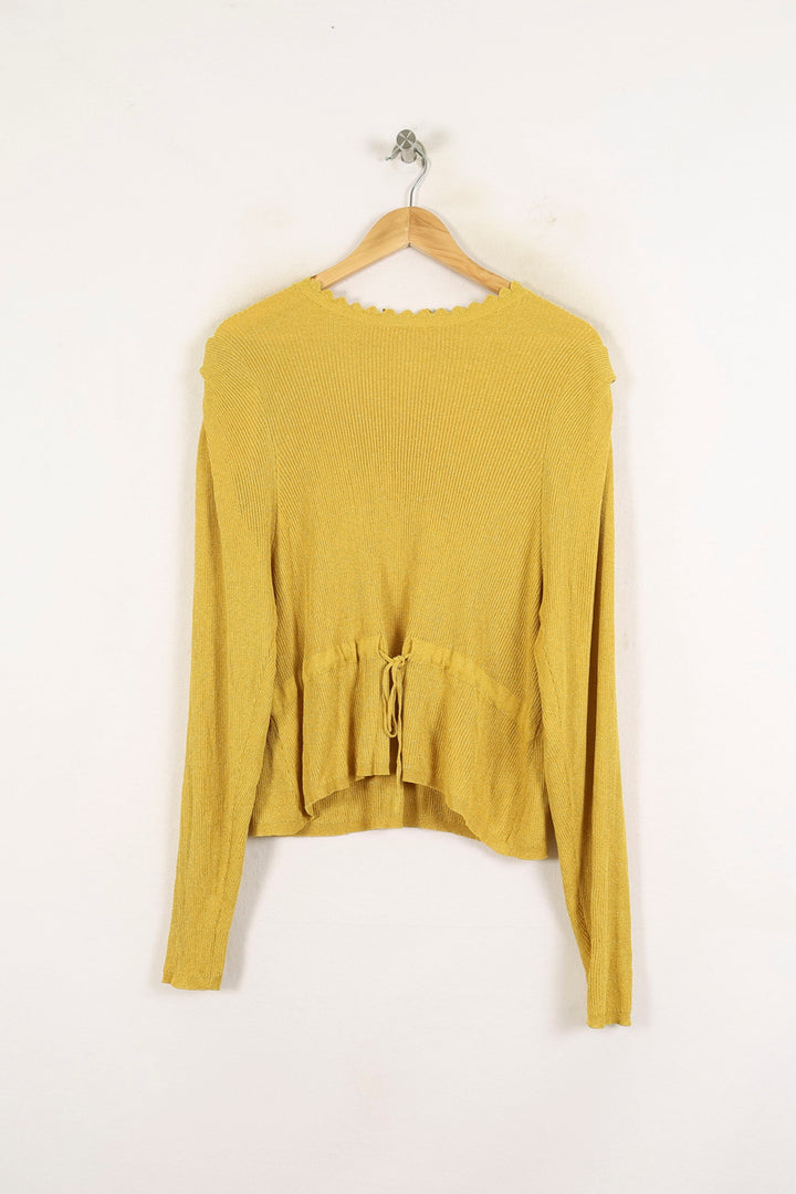 Pull Jaune - Taille S/36 de la marque Bérénice | PARAD72405 - Vendu par Paradigme - Image 2