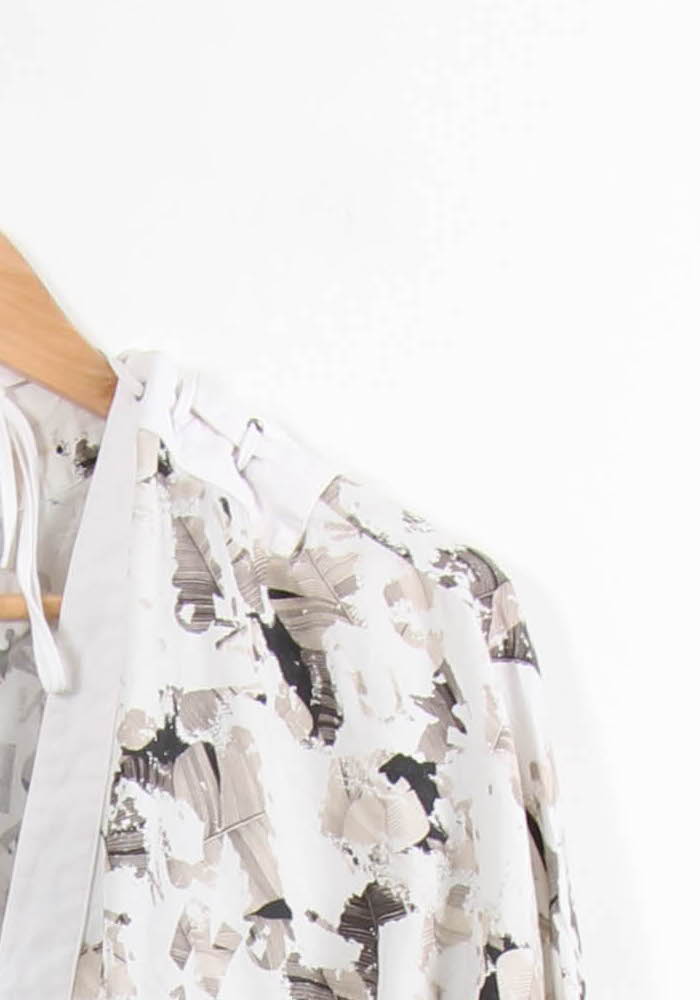 Robe Courte Blanche et Noire - Taille M/38 de la marque Max Mara | PARAD65176 - Vendu par Paradigme - Image 3