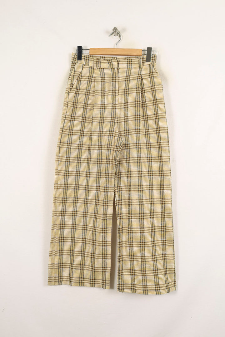 Pantalon Large Beige et Marron - Taille XS/34 de la marque Imprevu | PARAD73175 - Vendu par Paradigme - Image 2