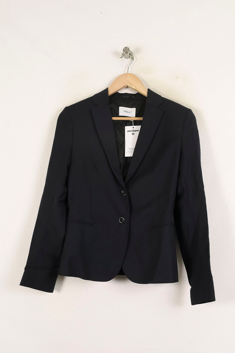 Veste Bleu - Taille S/36 de la marque Filippa K | PARAD73153 - Vendu par Paradigme - Image 2