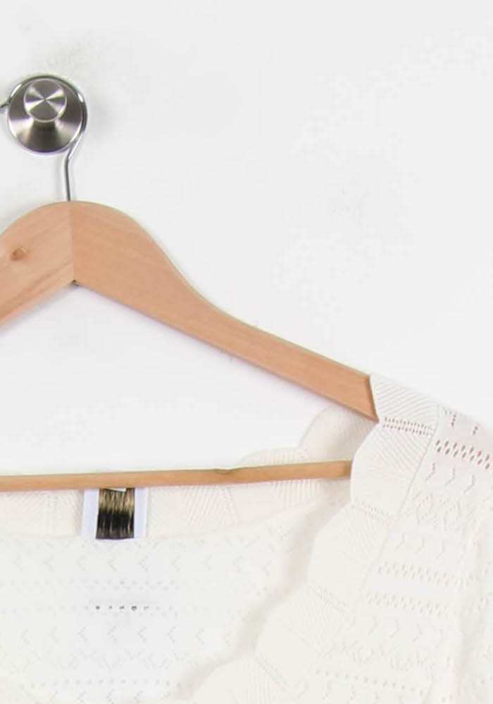 Pull Blanc - Taille M/38 de la marque Petite Mendigote | PARAD67121 - Vendu par Paradigme - Image 3