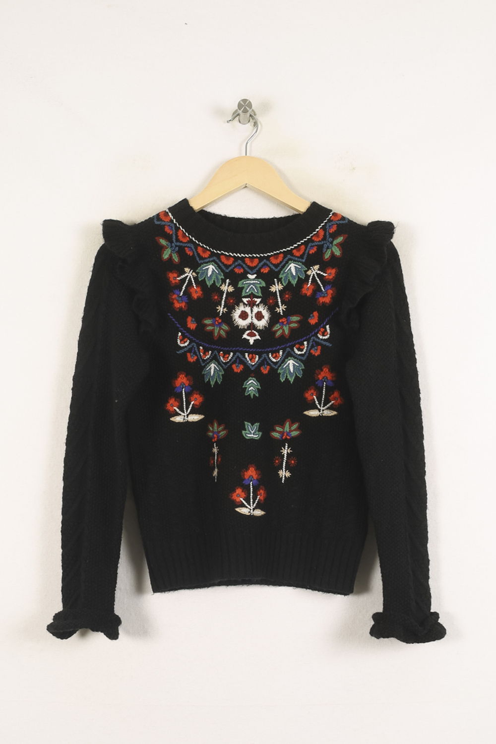 Pull Noir - Taille S/36 de la marque Derhy | PARAD56331 - Vendu par Paradigme - Image 2