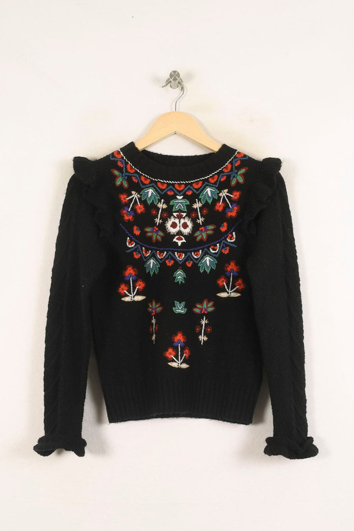 Pull Noir - Taille S/36 de la marque Derhy | PARAD56331 - Vendu par Paradigme - Image 2