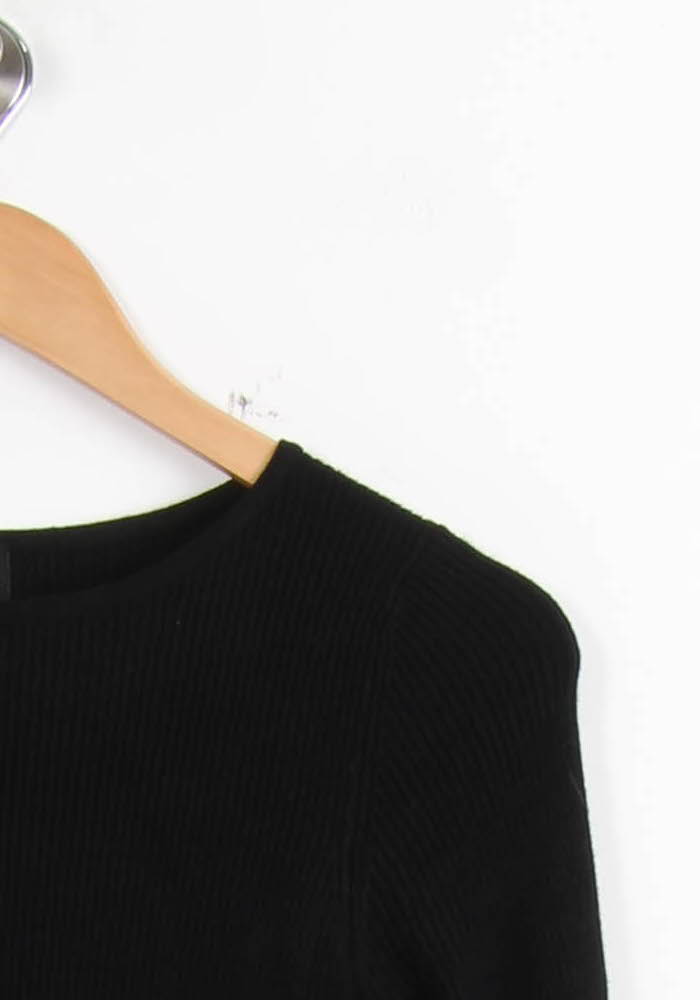 Robe Pull Noire - Taille S/36 de la marque Maison 123 | PARAD39649 - Vendu par Paradigme - Image 3