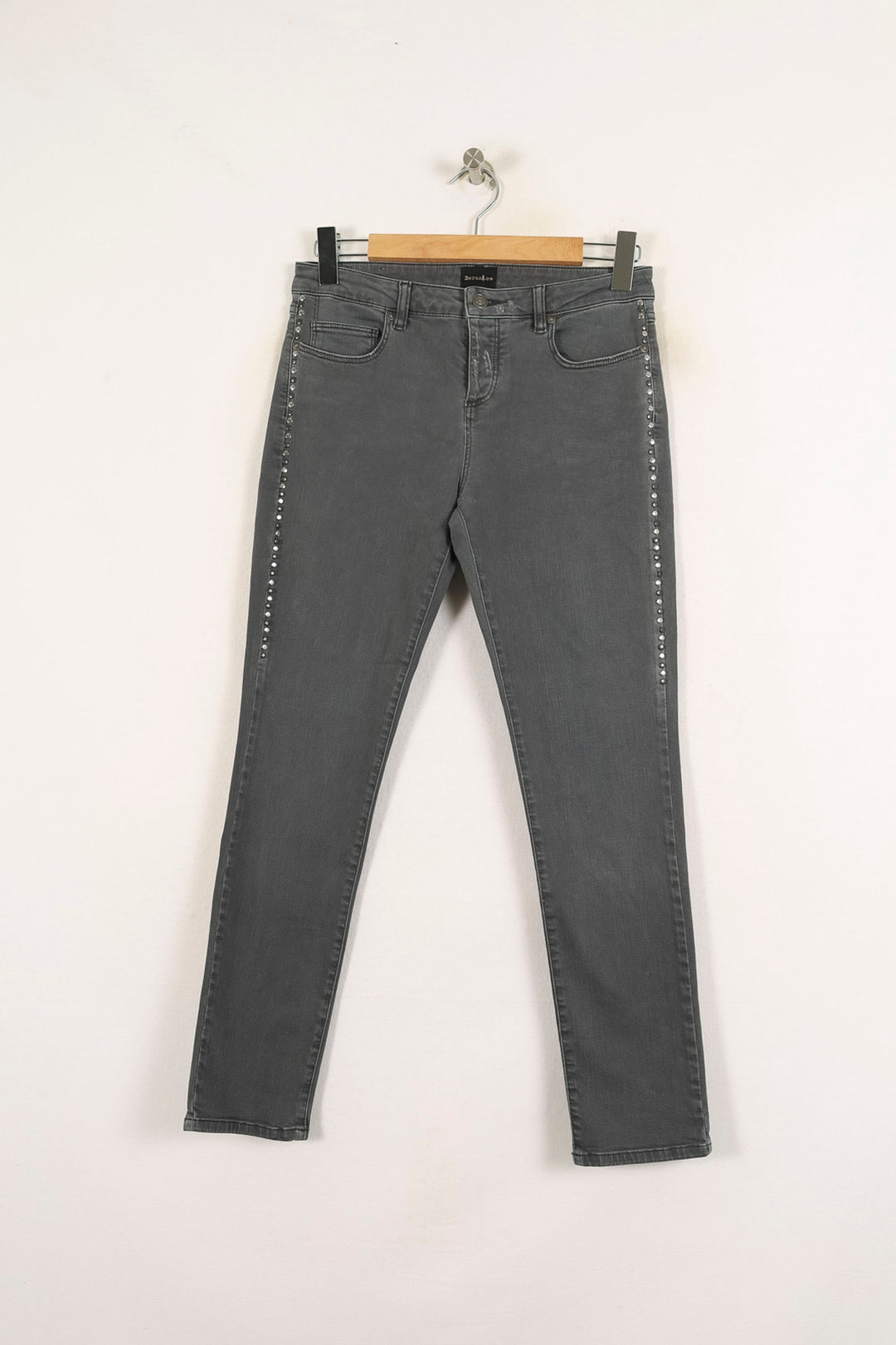 Jean Gris - Taille M/38 de la marque Bérénice | PARAD72642 - Vendu par Paradigme - Image 2