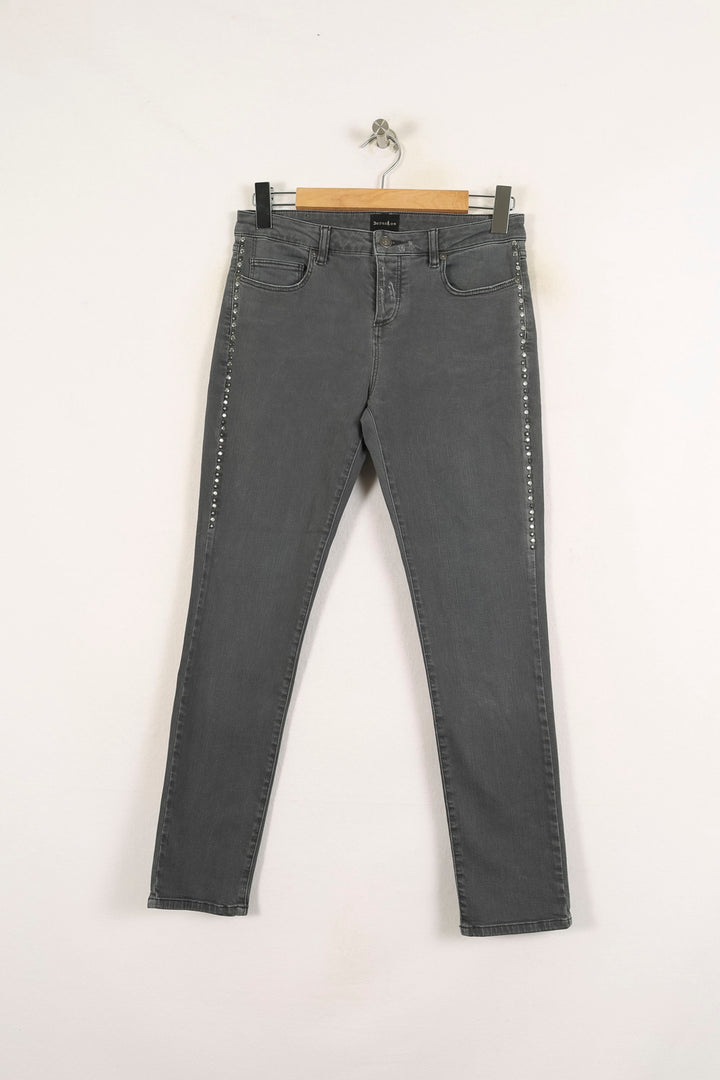 Jean Gris - Taille M/38 de la marque Bérénice | PARAD72642 - Vendu par Paradigme - Image 2