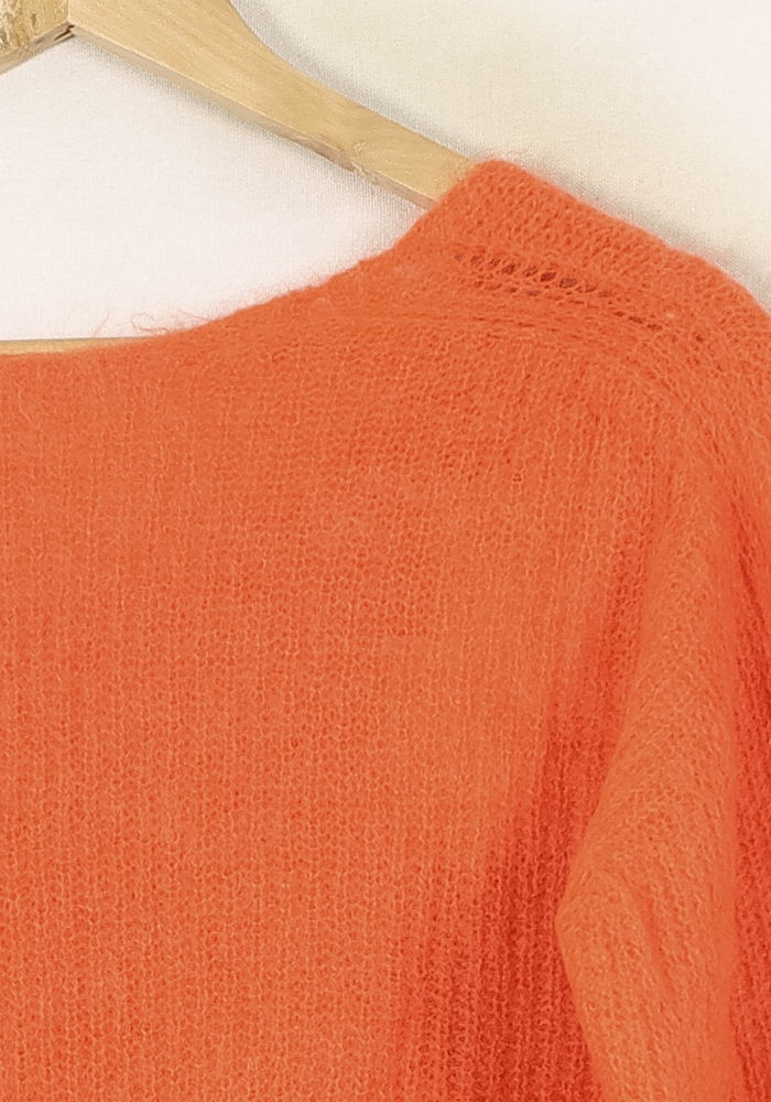 Pull Orange - Taille XS/34 de la marque Imprevu | PARAD67537 - Vendu par Paradigme - Image 3