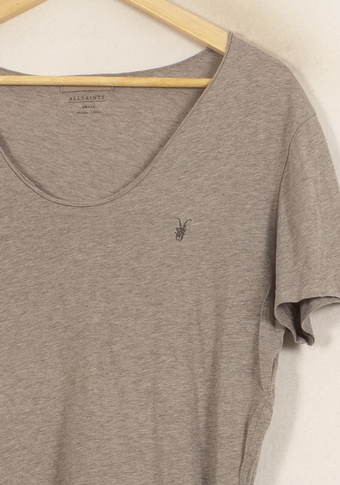 Tee-shirt Gris - Taille S/36 de la marque All Saints | PARAD51477 - Vendu par Paradigme - Image 3