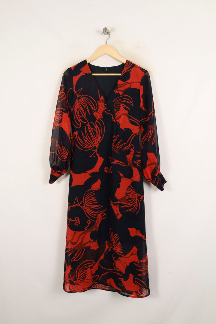 Robe Courte Noire et Rouge - Taille S/36 de la marque One Step | PARAD73196 - Vendu par Paradigme - Image 2