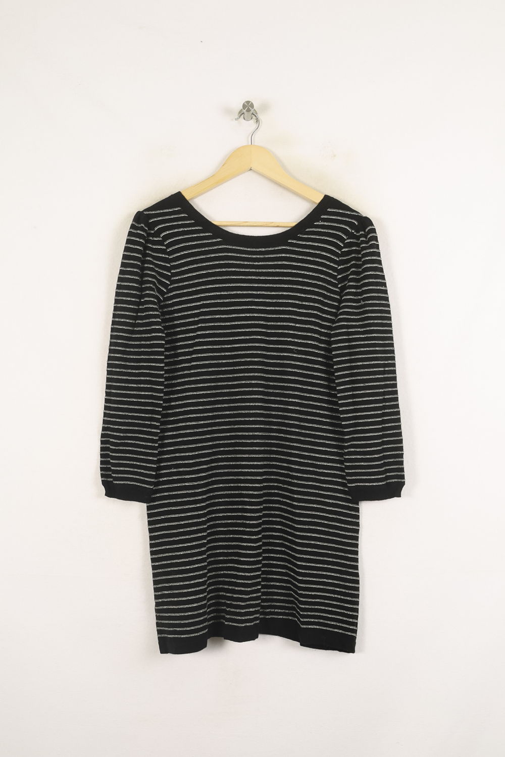 Robe Pull Noire et Grise - Taille S/36 de la marque Bérénice | PARAD73295 - Vendu par Paradigme - Image 2