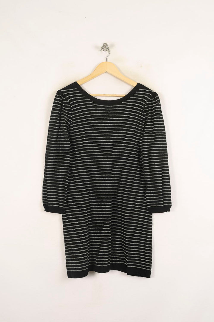 Robe Pull Noire et Grise - Taille S/36 de la marque Bérénice | PARAD73295 - Vendu par Paradigme - Image 2
